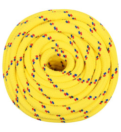 Corde de bateau Jaune 18 mm 25 m Polypropylène