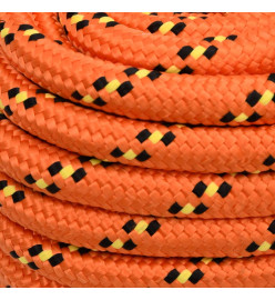 Corde de bateau Orange 20 mm 50 m Polypropylène