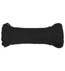 Corde de bateau Noir complet 5 mm 25 m Polypropylène