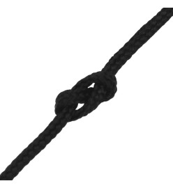 Corde de bateau Noir complet 5 mm 25 m Polypropylène