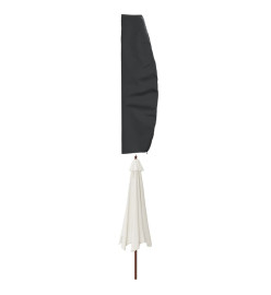 Housse de parapluie de jardin noir 265x50/70/40 cm oxford 420D