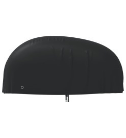 Housse de motocyclette noir 230x95x125 cm oxford 210D