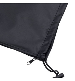 Housse de parapluie de jardin noir 136x25/23,5 cm oxford 420D