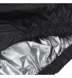 Housse de motocyclette noir 265x105x125 cm oxford 210D