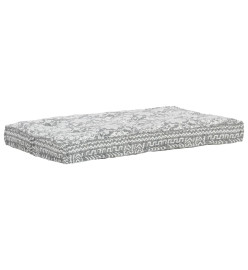 Coussin de canapé palette Gris clair Tissu Patchwork