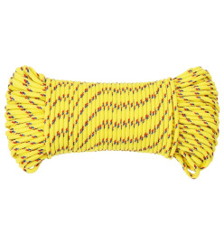 Corde de bateau Jaune 5 mm 100 m Polypropylène