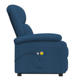 Fauteuil de massage Bleu Tissu