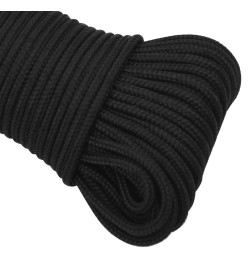 Corde de bateau Noir complet 5 mm 50 m Polypropylène