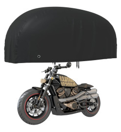 Housse de motocyclette noir 245x105x125 cm oxford 210D