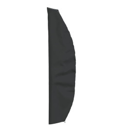 Housse de parapluie de jardin noir 280x30/81/45 cm oxford 420D