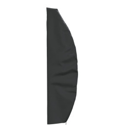 Housse de parapluie de jardin noir 280x30/81/45 cm oxford 420D