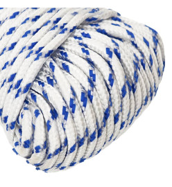 Corde de bateau Blanc 4 mm 100 m Polypropylène