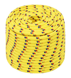 Corde de bateau Jaune 14 mm 50 m Polypropylène