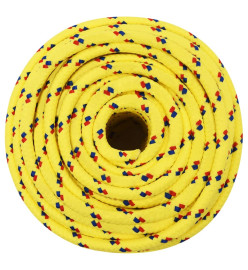 Corde de bateau Jaune 14 mm 50 m Polypropylène