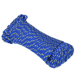 Corde de bateau Bleu 4 mm 100 m Polypropylène