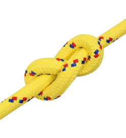 Corde de bateau Jaune 20 mm 100 m Polypropylène