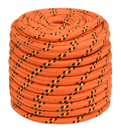 Corde de bateau Orange 18 mm 50 m Polypropylène