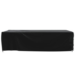 Housse de salon de jardin noir 350x260x90 cm oxford 420D