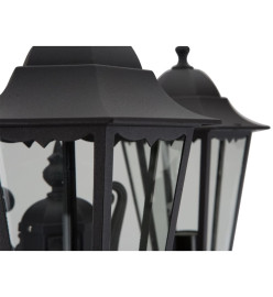 Smartwares Lampadaire de jardin 3 têtes 180 W Noir 220 cm CLAS5000.036