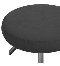 Tabouret de massage Velours Noir