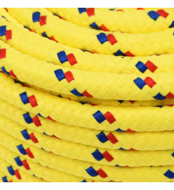 Corde de bateau Jaune 14 mm 100 m Polypropylène