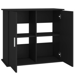 Support pour aquarium noir 81x36x73 cm bois d'ingénierie