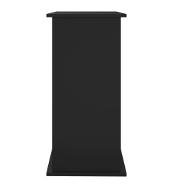 Support pour aquarium noir 81x36x73 cm bois d'ingénierie