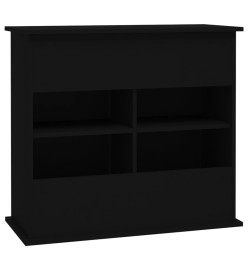 Support pour aquarium noir 81x36x73 cm bois d'ingénierie