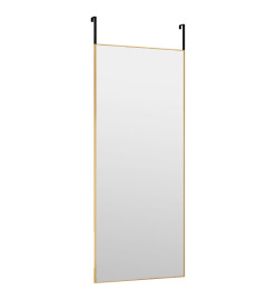 Miroir de porte Doré 40x100 cm Verre et aluminium