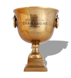 Refroidisseur à champagne Coupe de trophée Cuivre Marron