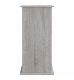 Support pour aquarium sonoma gris 81x36x73 cm bois d'ingénierie