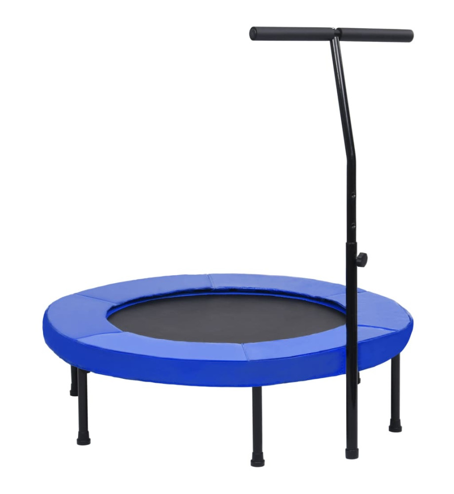 Trampoline de fitness avec poignée et coussin de sécurité 102cm