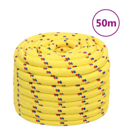 Corde de bateau Jaune 20 mm 50 m Polypropylène