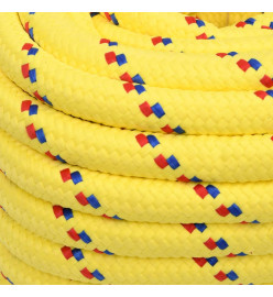 Corde de bateau Jaune 20 mm 50 m Polypropylène