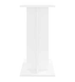 Support pour aquarium blanc 60x30x60 cm bois d'ingénierie