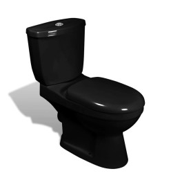 Toilette avec réservoir Noir