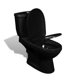 Toilette avec réservoir Noir