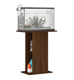 Support pour aquarium chêne marron 60,5x36x72,5 cm