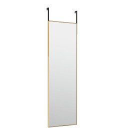 Miroir de porte Doré 30x100 cm Verre et aluminium