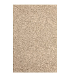 Tapis 200x290 cm aspect jute intérieur et extérieur