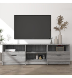 Meuble TV Sonoma gris 150x33,5x45 cm Bois d'ingénierie