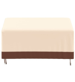 Housses de banc 3 places 2 pcs 159x84x56/81cm tissu oxford 600D