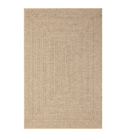 Tapis 200x290 cm aspect jute intérieur et extérieur