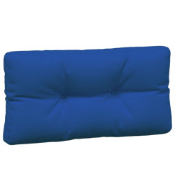 Coussins de palette 3 pcs bleu royal tissu