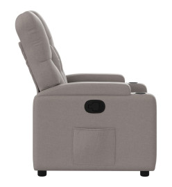 Fauteuil inclinable Taupe Tissu