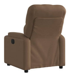 Fauteuil inclinable Marron Tissu