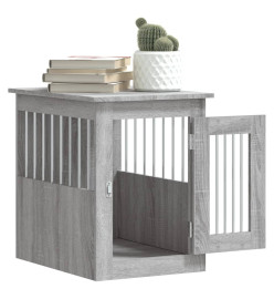 Meuble de cage pour chiens sonoma gris 45x62x59 cm