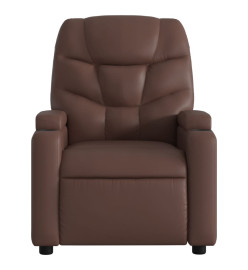 Fauteuil inclinable Marron Similicuir