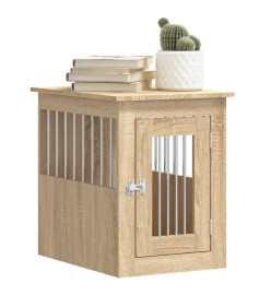 Meuble de cage pour chiens chêne sonoma 45x62x59 cm