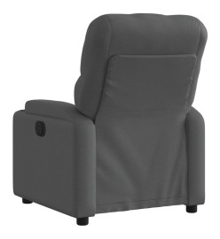 Fauteuil inclinable Gris foncé Tissu